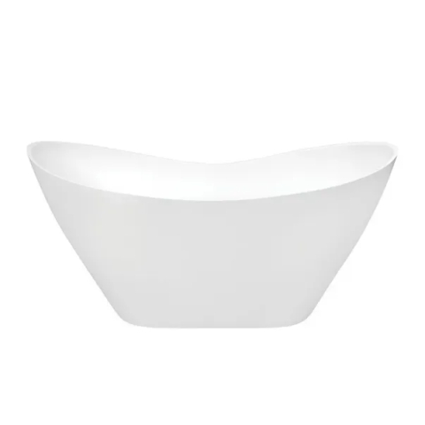 Cada freestanding Besco Viya 170x72 cm alb lucios [4]