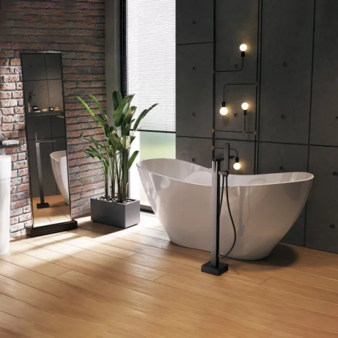 Cazi baie - Cada freestanding Besco Viya alba 160x70 cm