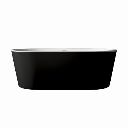 Cada freestanding Calypso 170x75 cm alb - negru [2]