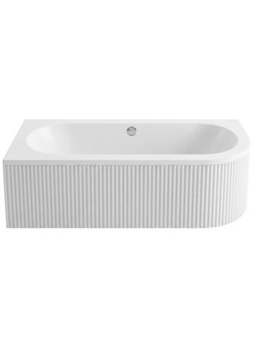 Cada freestanding cu riflaj Rea Orion Stripe montaj stanga 170 cm alb [7]