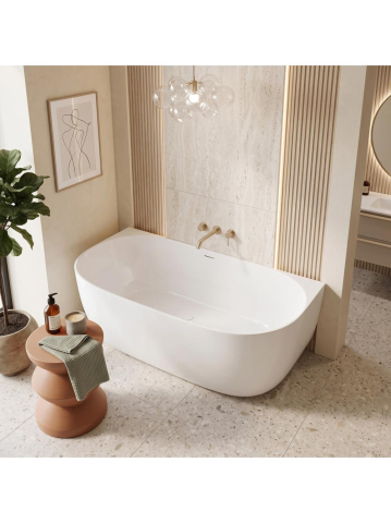 Cazi baie - Cada acril freestanding Rea Eris 170cm alba 1700x795x575mm