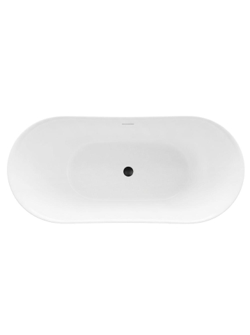 Cada freestanding cu ventil alb Rea Ferrano Slim 150 cm alb [8]