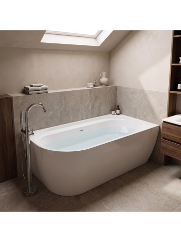 Cada colt dreapta Rea Marion alba 1695x805x580mm acrilic [4]