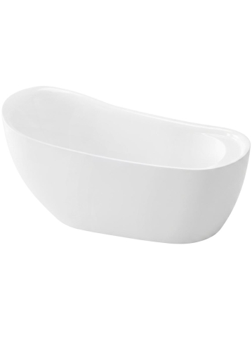 Cada freestanding Rea Orte 180 alba acril 1810x790x795 mm montaj universal [10]