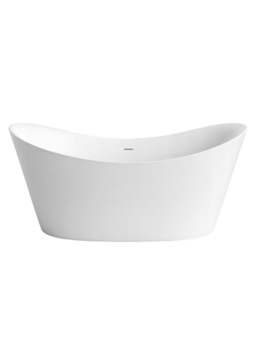Cada de podea Rea Ferrano 150 alba acrilic freestanding 1500x740x670 mm [7]