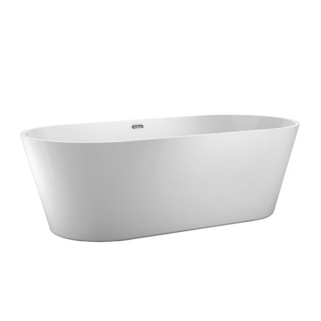 Cazi baie - Cada freestanding Florida, Ava 167.5, ovala, cu instalatie completa, alb