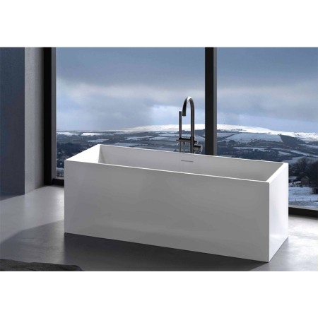 Cada freestanding Hatria, Roma 170, dreptunghiulara, cu instalatie, alb [5]