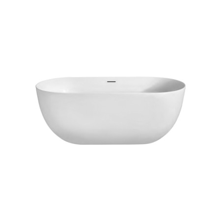 Cazi baie - Cada freestanding Hatria, Tiberis 170, ovala, cu instalatie, alb