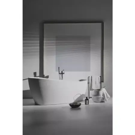 Cada freestanding Ideal Standard Atelier Around 180x85 cm alb - negru lucios [3]
