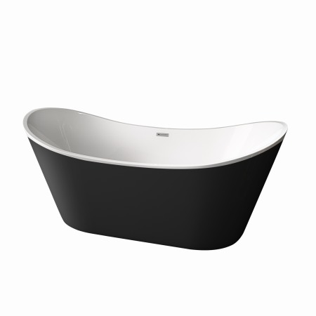 Cazi baie - Cada freestanding Juno 170x75 cm alb-negru