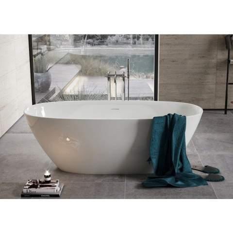 Cazi baie - Cada freestanding ovala Roca Ariane compozit 165x75 cm