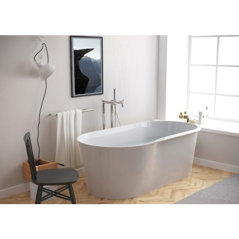 Cada freestanding ovala Roca Raina compozit 159x79 cm [2]