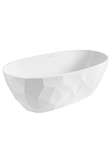 Cada de podea Rea Celia 170 alba acril 1685x825x600 mm freestanding [1]