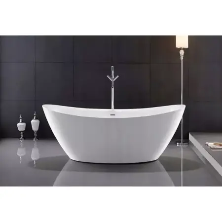 Cada freestanding Rea Ferrano 170x80 cm alb lucios [2]