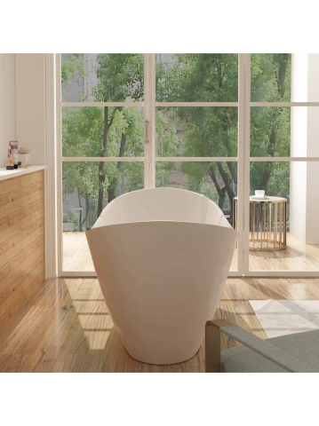 Cada freestanding Rea OLIMPIA 170cm alb [5]