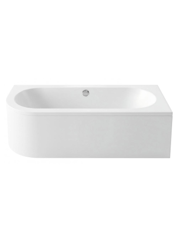 Cada freestanding Rea Orion cu montaj dreapta 160 cm alb [6]