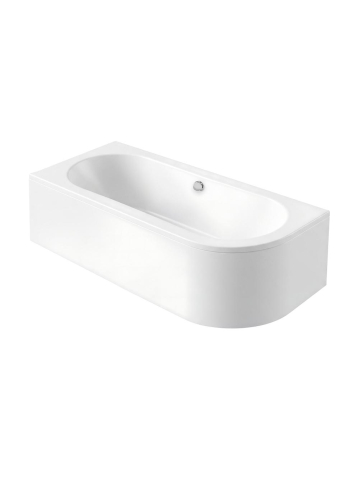 Cazi baie - Cada freestanding Rea Orion cu montaj stanga 150 cm alb