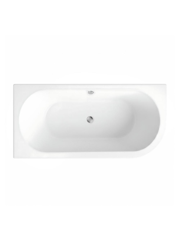 Cada freestanding Rea Orion cu montaj stanga 160 cm alb [6]