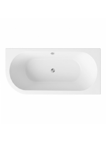 Cada freestanding Rea Orion montaj dreapta 170 cm alb [6]