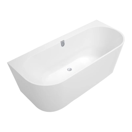 Cazi baie - Cada freestanding, Villeroy & Boch, Oberon 2.0, 180, back-to-wall, cu instalatie completa, alb alpin
