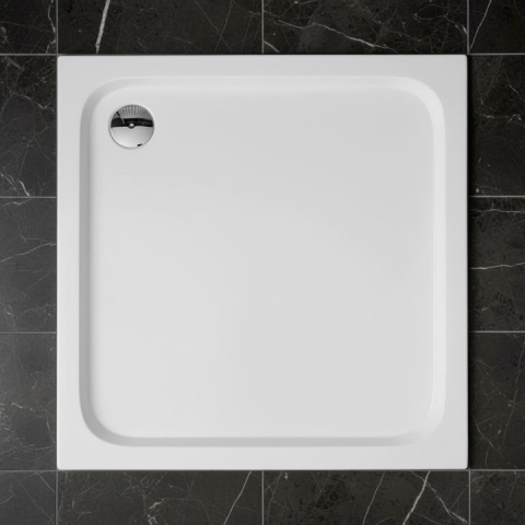 Cada pentru dus din acril Rea Belmond 80x80 alb [3]