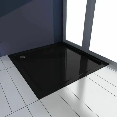 Cada pentru dus din acril Savoy Negru 80x80cm, Rea [2]