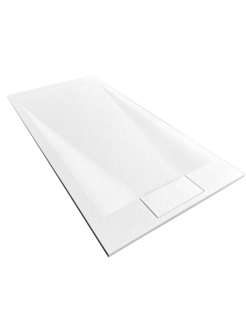 Cadita de dus Bazalt 80x120 cm alb [5]