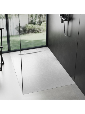 Cadite de dus - Cadita de dus Bazalt 80x120 cm alb