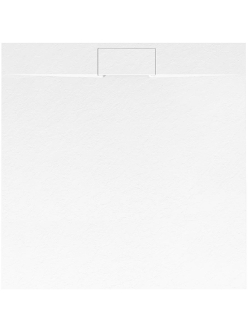 Cadita de dus Bazalt 90x90 cm alb [1]