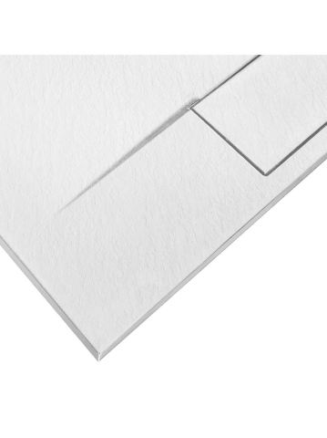 Cadita de dus Bazalt 90x90 cm alb [5]