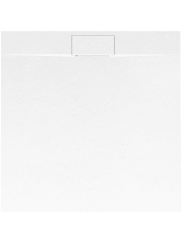 Cadita de dus Bazalt 90x90 cm alb [9]