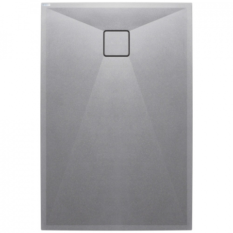 Cadita de dus Deante Correo gri metalic 80x140 cm [1]