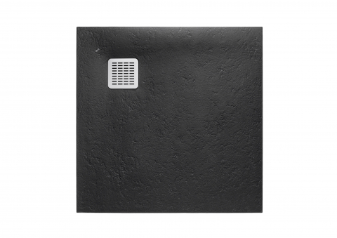 Cadite patrate - Cadita de dus patrata Roca Terran 90x90 cm negru