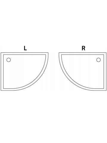 Cadita de dus Rea Look alb 80x100 cm acrilic montaj pardoseala [6]