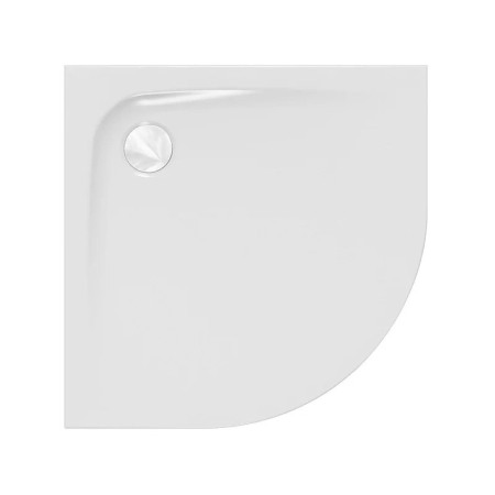 Cadite de dus - Cadita de dus semirotunda pentru inzidire, Kolpasan, Evelin R 80, alba, 90 x90 cm, R55, acril