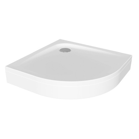 Cadite de dus - Cadita de dus semirotunda pentru inzidire, Kolpasan, Evelin R 80, R=55 cm, acril