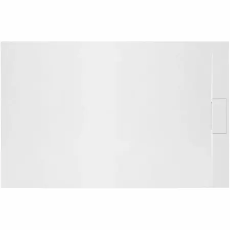 Cabine dus - Cadita dus dreptunghiulara alb Rea Bazalt 90x120 cm