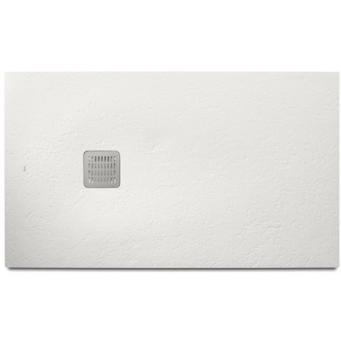 Cabine dus - Cadita dus dreptunghiulara compozit Roca Terran Superslim 120x80 cm, cu sifon debit mare, alb