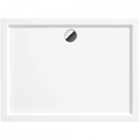 Cadita dus dreptunghiulara Deante Jasmin Plus alb 120x80 cm [1]