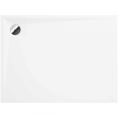 Cadita dus dreptunghiulara Deante Kerria Plus alb 100x90 cm [1]
