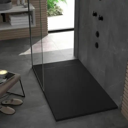 Cadita dus dreptunghiulara negru Rea Bazalt 80x120 cm [3]