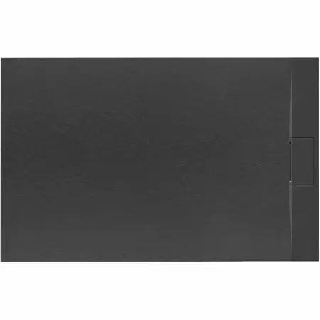 Cabine dus - Cadita dus dreptunghiulara negru Rea Bazalt 90x120 cm
