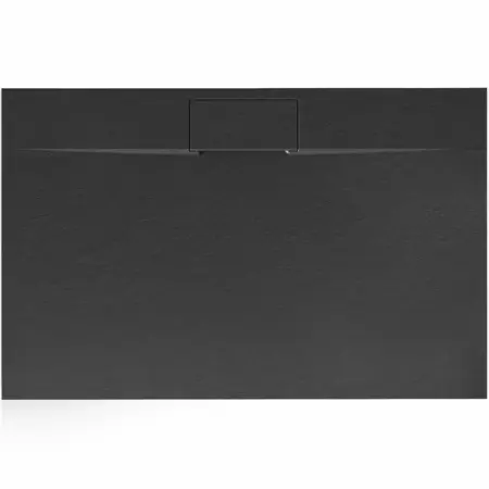 Cadite dreptunghiulare - Cadita dus dreptunghiulara negru Rea Bazalt Long 90x120 cm