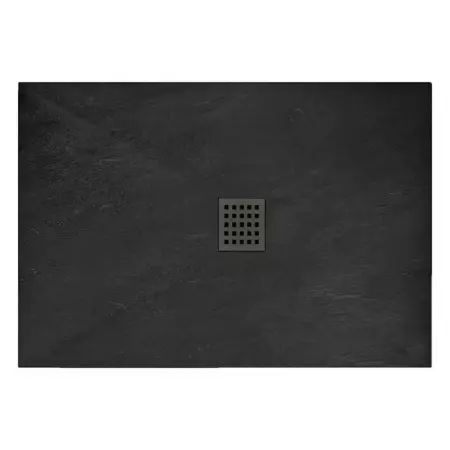 Cabine dus - Cadita dus dreptunghiulara Rea Rock 80x100 negru