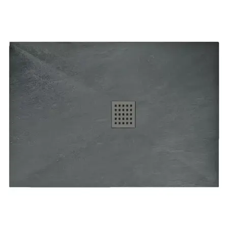 Cabine dus - Cadita dus dreptunghiulara Rea Rock 80x120 gri