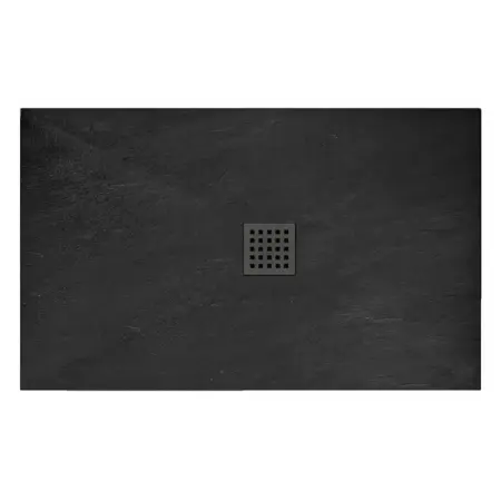 Cabine dus - Cadita dus dreptunghiulara Rea Rock 80x120 negru