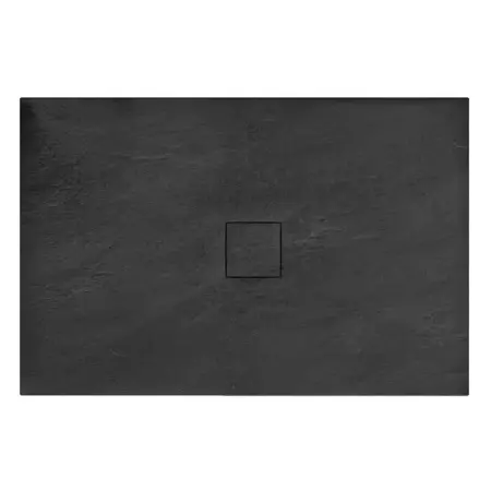 Cadite dreptunghiulare - Cadita dus dreptunghiulara Rea Stone 90x120 negru