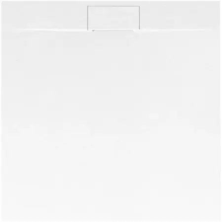 Cadite patrate - Cadita dus patrata alb Rea Bazalt 90x90 cm