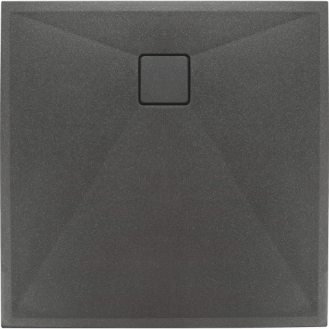 Cadite patrate - Cadita dus patrata Deante Correo antracit metalic 90x90 cm