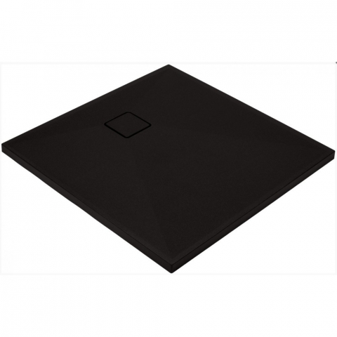 Cadita dus patrata Deante Correo negru mat 90x90 cm [1]